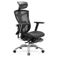 Load image into Gallery viewer, Sihoo Ergonomic Office Chair V1 4D Adjustable High-Back Breathable With Footrest And Lumbar Support Black