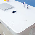 Load image into Gallery viewer, Standing Desk Electric Height Adjustable Sit Stand Toughened Glass Top Single Motor Wireless Charger