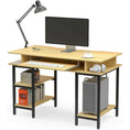 Load image into Gallery viewer, Book Storage Computer Table Desk Student Study Home Office Workstation with Bookshelf