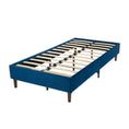 Load image into Gallery viewer, Velvet Blue Bed Frame- Double