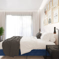Load image into Gallery viewer, Velvet Blue Bed Frame- Double