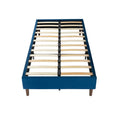 Load image into Gallery viewer, Velvet Blue Bed Frame- Queen
