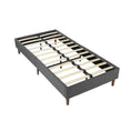 Load image into Gallery viewer, Bed Frame Mattress Foundation (Dark Grey) - Single
