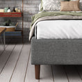 Load image into Gallery viewer, Bed Frame Mattress Foundation (Dark Grey) - Single