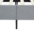 Load image into Gallery viewer, Bedframe with Wooden Slats (Light Grey) - Single