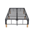 Load image into Gallery viewer, Metal Bedframe Mattress Foundation (Dark Grey) - Queen
