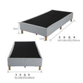 Load image into Gallery viewer, Metal Bedframe Mattress Foundation (Dark Grey) - Single