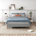 Load image into Gallery viewer, Metal Bedframe Mattress Foundation (Light Grey) - Double
