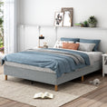 Load image into Gallery viewer, Metal Bedframe Mattress Foundation (Light Grey) - Single