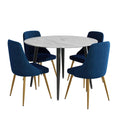 Load image into Gallery viewer, Ocean’s Velvet Dining Set