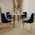 Load image into Gallery viewer, Ocean’s Velvet Dining Set