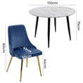 Load image into Gallery viewer, Ocean’s Velvet Dining Set