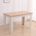 Load image into Gallery viewer, Dining Table Rectangular Wooden 120M-Wood&White