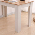 Load image into Gallery viewer, Dining Table Rectangular Wooden 120M-Wood&White