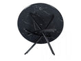 Load image into Gallery viewer, Round Marble-Effect Table-Black