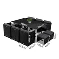 Load image into Gallery viewer, Bali 11 Piece Outdoor Dining Set-Black