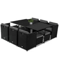 Load image into Gallery viewer, Bali 11 Piece Outdoor Dining Set-Black
