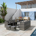 Load image into Gallery viewer, Bali 13PC Outdoor Dining Set-Grey