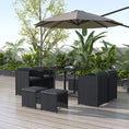 Load image into Gallery viewer, Horrocks 8 Seater Outdoor Dining Set-Black