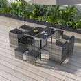 Load image into Gallery viewer, Horrocks 8 Seater Outdoor Dining Set-Grey