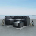 Load image into Gallery viewer, Outdoor Modular Lounge Sofa Bondi-Black