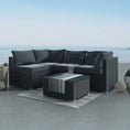 Load image into Gallery viewer, Outdoor Modular Lounge Sofa Bondi-Black