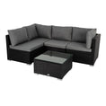 Load image into Gallery viewer, Outdoor Modular Lounge Sofa Bondi-Black