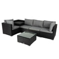 Load image into Gallery viewer, 6PCS Outdoor Modular Lounge Sofa Coogee-Black