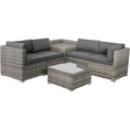 Load image into Gallery viewer, 6PCS Outdoor Modular Lounge Sofa Coogee-Grey