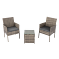 Load image into Gallery viewer, 2 Seater PE Rattan Outdoor Furniture Chat Set- Mixed Grey