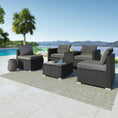 Load image into Gallery viewer, Modular Outdoor Wicker Lounge Set