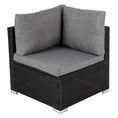 Load image into Gallery viewer, Modular Outdoor Wicker Lounge Set
