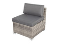 Load image into Gallery viewer, 7PC Outdoor Wicker Lounge with Storage Corner (Grey)