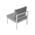 Load image into Gallery viewer, Outdoor White Modern 5 Piece Lounge Set