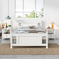 Load image into Gallery viewer, King Single Solid Pine Timber Bed Frame-White