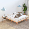 Load image into Gallery viewer, Warm Wooden Natural Bed Base Frame - King Single