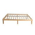 Load image into Gallery viewer, Warm Wooden Natural Bed Base Frame - King Single
