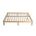 Load image into Gallery viewer, Warm Wooden Natural Bed Base Frame - King Single