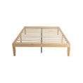 Load image into Gallery viewer, Warm Wooden Natural Bed Base Frame - King Single