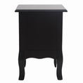 Load image into Gallery viewer, French Bedside Table Nightstand Black Set of 2