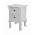 Load image into Gallery viewer, French Bedside Table Nightstand White Set of 2