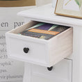 Load image into Gallery viewer, French Bedside Table Nightstand White Set of 2