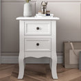 Load image into Gallery viewer, French Bedside Table Nightstand White Set of 2