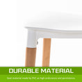 Load image into Gallery viewer, La Bella 2 Set White Retro Belloch Stackable Dining Cafe Chair