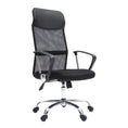Load image into Gallery viewer, La Bella Black Office Chair Breeze Mesh High Back Tilt In-Built Lumbar