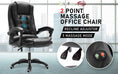 Load image into Gallery viewer, La Bella Black Massage Vibration Ergonomic Executive Office Chair