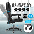 Load image into Gallery viewer, La Bella Black Massage Vibration Ergonomic Executive Office Chair