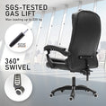 Load image into Gallery viewer, La Bella Black Massage Vibration Ergonomic Executive Office Chair