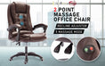 Load image into Gallery viewer, La Bella Espresso Massage Vibration Ergonomic Executive Office Chair