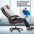 Load image into Gallery viewer, La Bella Espresso Massage Vibration Ergonomic Executive Office Chair